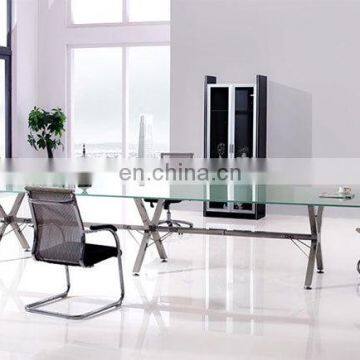 High Quality Tempered Glass Top Dining Table Glass Top photo-3