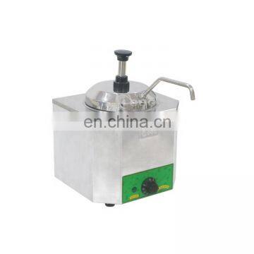 Single Unit Safe Chocolate Sauce Warmer Hot Cheese Dispenser Machine With Pump
