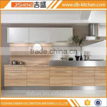 L shape modular kitchen cabinet model