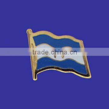 Custom hard enamel filled quality novelty gift Honduras Flag Lapel Pin