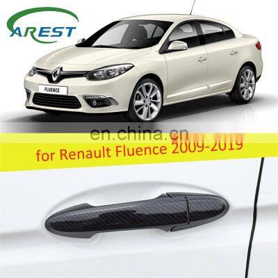 for Renault Fluence 2009 2010 2011 2012 2013 2014 2015 2016 2017 2018 2019 Samsung SM3 Carbon Fiber Door Handle Cover Accessorie