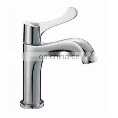 Basin Hot And Cold Chromed Wholesale Cheap Ceramic Dis Cartridge Push Button Luxury Bthtub Faucet