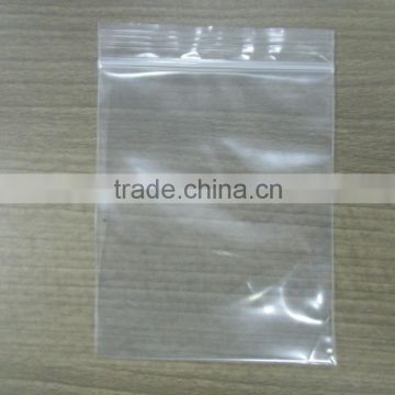 LDPE/HDPE transparent resealable zipper plastic bag