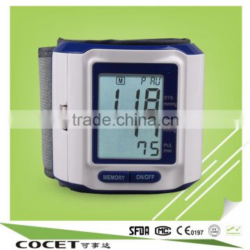 COCOET CS70 wrist watch digital blood pressure monito WITH Rapid Diagnosis