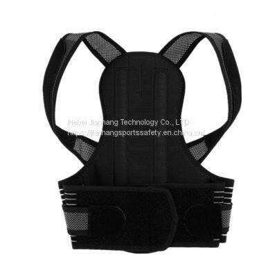 Posture Corrector with waist support OEM adjustable support brace added waist belt upper back posture corrector for man and women