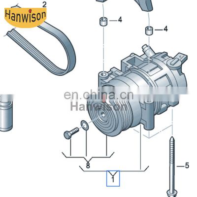 Auto Conditioning Parts Air Conditioning Compressor For Audi A4 A5 Sportback Q5 4G0260805D 4GD260805A