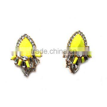 Trends resin teardrop earring ,daily wear earrings,wholesale fashion jewelry