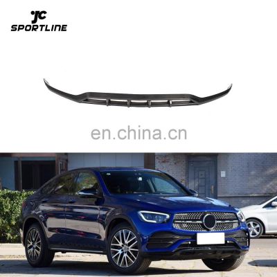 X253 Front Spoiler Lip Carbon Fiber for Mercedes Benz GLC300 GLC350 GLC43 Sport Utility 4-Door 2020