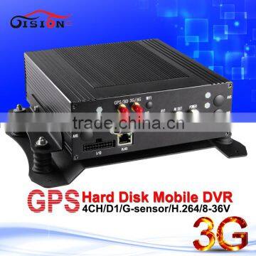 security technology 3G+GPS hd automotive mdvr new design 4ch d1 real time mdvr