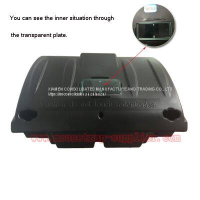 Humane Plastic Locking Rat Bait Station Trap Box for Mouse Rodent Squirrel Catcher