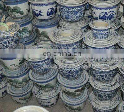 Chinese Small and Big Size Ceramic Planter Flower Pots for Indoor and Garden photo-2