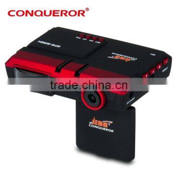 HD 1080P DVR Car Radar Detector With Car DVR Camera Ambarella A7 Nice Night Vision With Radar Speed Alarm and GPS photo-2