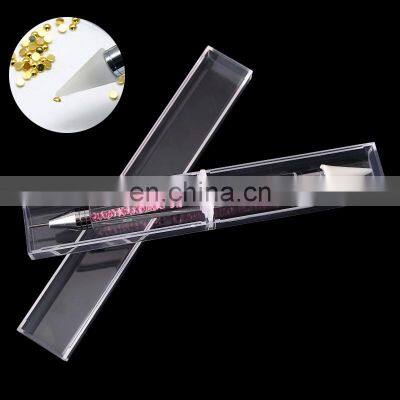 Wholesale Nail Art Dual-ended Dotting Pencil Wax Head Pick Up Rhinestone Picker Nail Art Pen photo-3