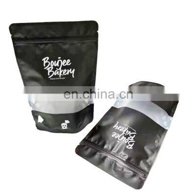 3.5g Smell proof custom printed stand up zipper bag with window for candy