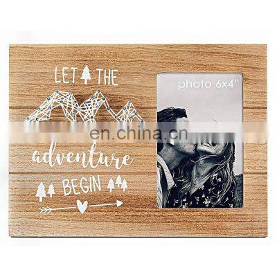 Rustic Style Engagement Wedding Gift String Art Photo Frame DIY Picture Frames