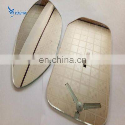 Cheap factory price chrome wing convex mirror glass manufacturers  410*205mm