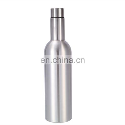 750ml Stainless Steel Wine Sublimation Long Neck Screw Cap Bottle Tumbler