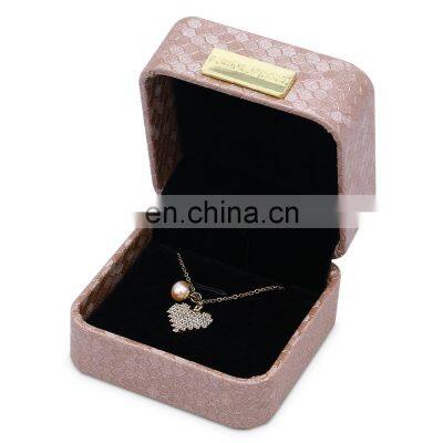 Fadeli Luxury Newest Brown Jewelry Box Pendant Necklace Box Packaging