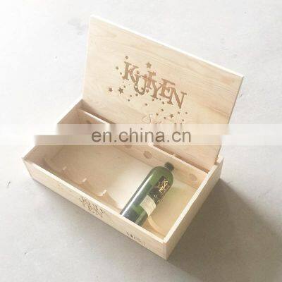 customize excellent wood gift boxes for wine bottles