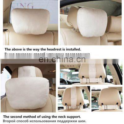 High Quality Suitable for Maybach Car Neck Brace Soft Cotton Adjustable Car Pillow Neck Pad