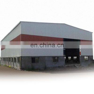 Pakistan Large Span Cladding Steel Structure Factory Workshop Rice Plant Shed Warehouse Prefab House