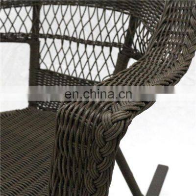 Hot Sale Indoor & Outdoor Pe Rattan Wicker Rocker Patio Garden Furniture photo-5