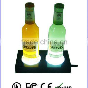 nice led beer bottle display bottle stand liquor display for advertisement