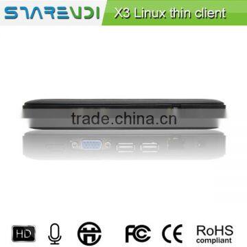 Low price ubuntu thin client server low consumption can be hanged supports multi point 2011/2012 server with CE FCC ROHS