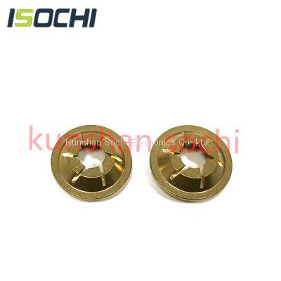 18mm Metal Golden Square Pressure Foot Insert for PCB HiCNC Machine