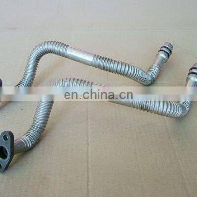Custom Auto Parts Iron Fuel Return Pipeline 3287818 Dongfeng Cummins Turbocharger Oil Return Pipe