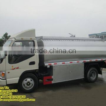 5m3 JAC 4*2 small Fuel tank Fuel Tanker for sale