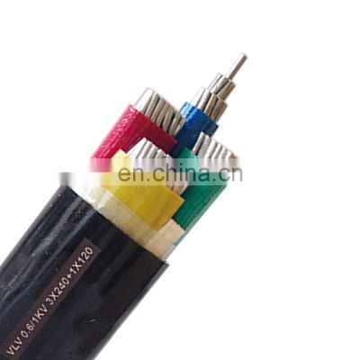 Aluminium electric wire 35mm heat resistant insulation for electrical wire 4 core