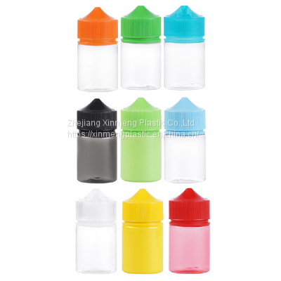 v3 10ml 15ml 30ml 60ml 80ml 100ml 120ml Oil Squeeze E-liquid Chilproof Bottle Colorful Childproof Cap Squeeze Juice Plastic Vape Bottle photo-3