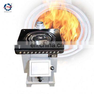 charcoal cooking stove vertical fireplace for heating and cooking cooktop stove