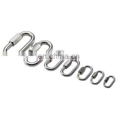 JRSGS Wholesale Quick Chain Link Chain Connecting Link Curt Threaded Stainless Steel Quick Link / Snap Hook photo-4