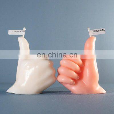 ENO Wholesale Fragrance Oil Candles Handmade Custom Unique Candles Private Label Finfers Silicone Mold Scented Candle