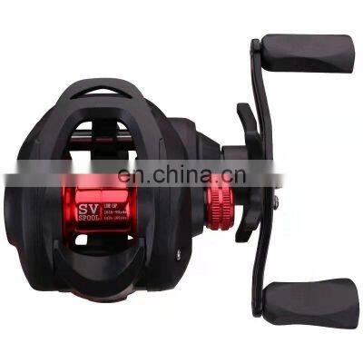 Byloo new big game hi speed smooth deep sea casting trolling fishing reel trolling salt water casting with pink blue red color