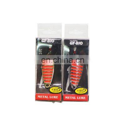 GT-BIO Metal Jig Spoon Lure 2-10g Artificial Bait Shore Slow Jigging Super Hard Lead Bass Fishing Tackle photo-3