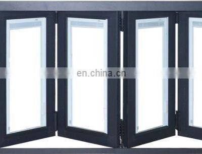 20 Years Manufacture Commercial System Glass Aluminum Bi-folding / Accordion / Windows for Modern Design