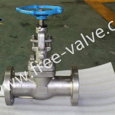 NKJ41H Power Plant Steam Turbine stainless steel Flange end forged steel Vacuum Globe Valve