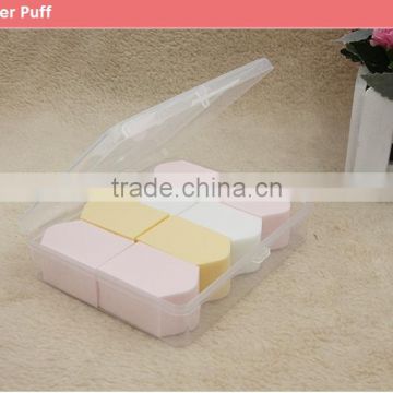 Different shape Makeup sponge cosmetic powder puff in different color