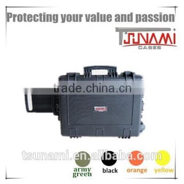 Tsunami hard plastic waterproof tool box carrying case hard radar detector case with packing foam