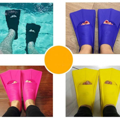 Swimming Fins Freestyle Silicone Short Fins Children's Diving Frog Shoes Training Equipment Wholesale Silicone Frog Shoes photo-3