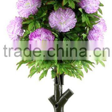 the hot sale fabric material fabric flowers cheap artificial plants artificial flower plants