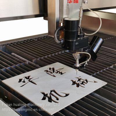 Hualong Machinery HLRC Series AC 5 Axis CNC Stone Waterjet High Pressure Water Jet Cutting Machine Price Waterjet Pump Parts Nozzle Tile Cutter