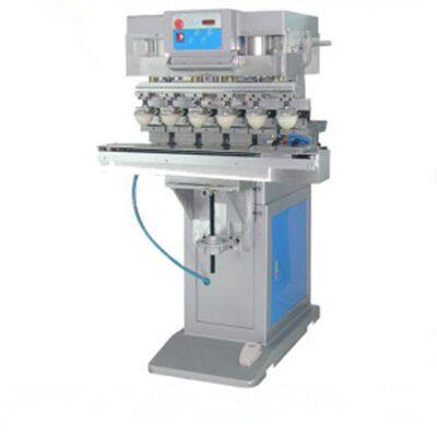 Meichao six colors semi-automatic shuttle pad printing machine