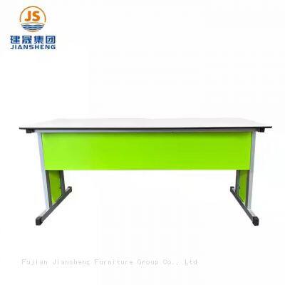 JS Teacher Office Table Set Small Modern Office School Teacher Desk With Hpl Mdf Top photo-3