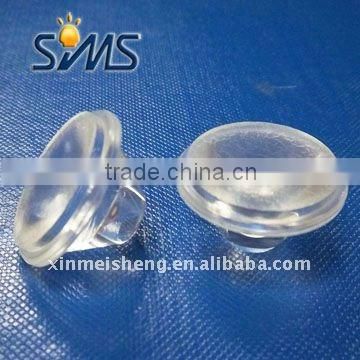 Wave-shaped cover plano pmma led lens 20mm 30 degree