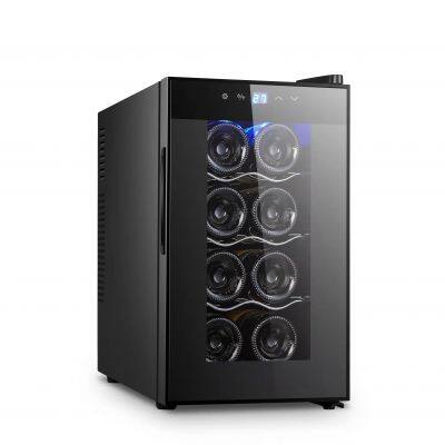 Réfrigérateur électrique pour vin, réfrigérateur à vin pouvant accueillir de 4 à 74 bouteilles, armoire de refroidissement pour la maison et l'hôtel