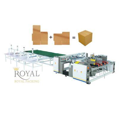 Good Quality Automatic Two Pieces Carton Folder Gluer Machine